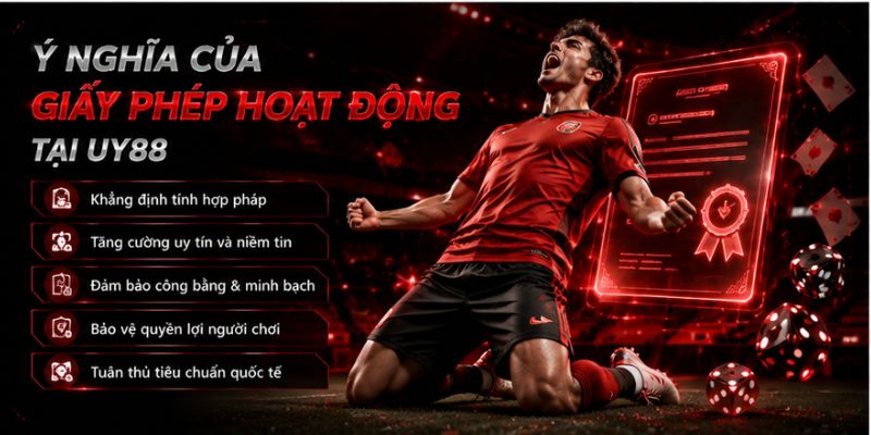 Tìm hiểu thêm về ý nghĩa của giấy phép hoạt động tại UY88